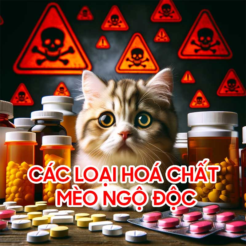 Các loại thuốc làm mèo bị ngộ độc