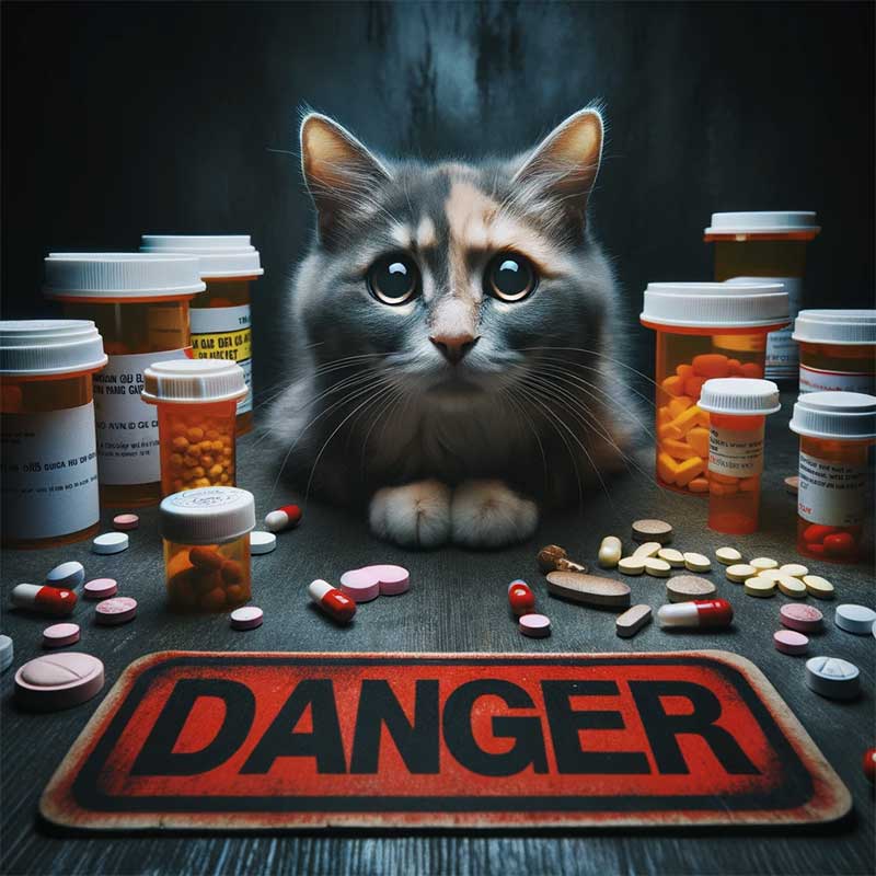 Tránh xa các loại thuốc này nếu không muốn mèo bị ngộ độc
